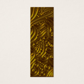 Elegant Golden Bookmark eller Märkre Litet Visitkort
