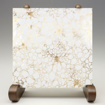 Elegant Golden Bubble Veins Marble Stil