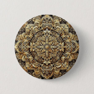 Elegant Golden Button Knapp