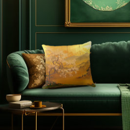 Elegant "Golden Dawn" Ancient Asia Inspired Kudde