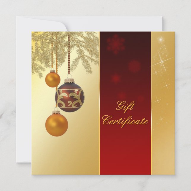 Elegant Golden-jul (Framsida)