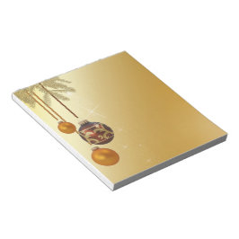 Elegant Golden-jul Anteckningsblock