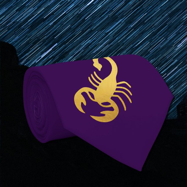 Elegant Golden - Lila Scorpio Zodiac Slips (Skapare uppladdad)