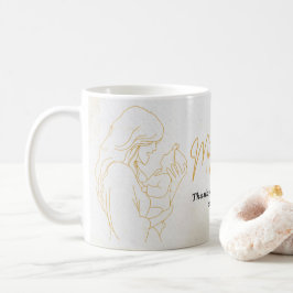 Elegant Golden Mors dag Kaffemugg
