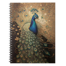 Elegant Golden Peacock Bird
