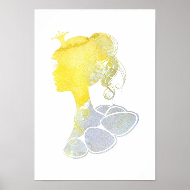 Elegant golden princess poster (Framsidan)