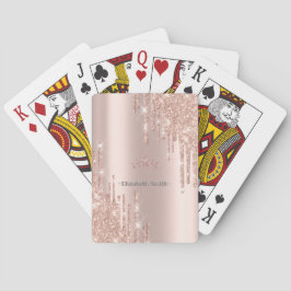Elegant Golden ro glitter, royal Casinokort