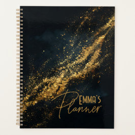 ELEGANT GOLDEN SPARKLING PLANNER
