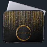 Elegant Golden Star Ljus med DIY Namn Laptop Sleeve<br><div class="desc">Laptop sleeve. Elegant Golden Star Ljus med utformningen DIY Namn. ⭐ Produkten är 100 % Anpassade. ****Klicka på KNAPPEN CUSTOMIZE om du vill lägga till, ta bort, flytta, ändra storlek, ändra runt, rotera osv..någon av bilderna, texterna eller användorna i rutorna. ⭐ 99 procent av mina formgivningar i min affär sker...</div>