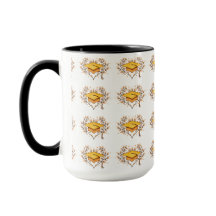Elegant Goldenrod Hand-dragen Kap Studenten Mugg