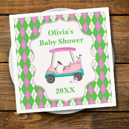 Elegant Golf Cart-Redo för babyskor Pappersservett
