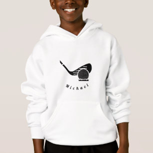 Elegant Golfing Klubb & Boll Sports Theme Kids Gol T Shirt