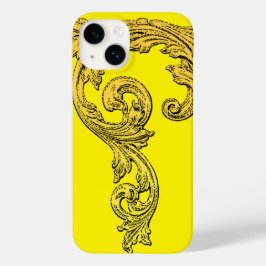 Elegant Goth Design i Guld iPhone 7 Fodral