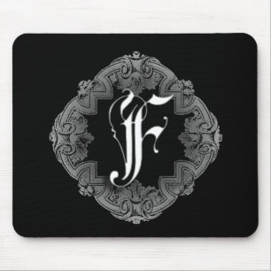 Elegant Goth Initial F Musmatta