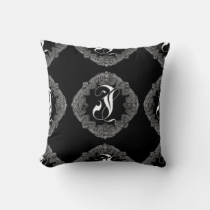 Elegant Goth Initial I Kudde