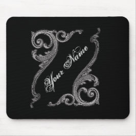 Elegant Goth Swirl Design Personlig Mouse Pad Musmatta