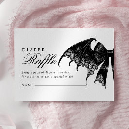 Elegant Gotham Baby Shower-kort - hårklack Tilläggskort