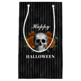 Elegant Gothic Ro & Skull Happy halloween