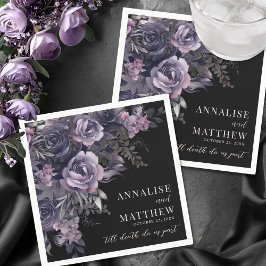 Elegant Gothic Wedding Pappersservett