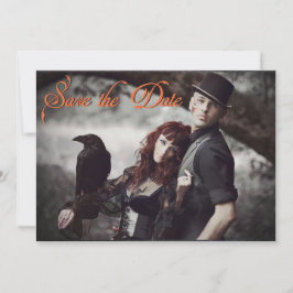 Elegant - gotin 3D-Blommigt Skull Spara datum Inbjudningar