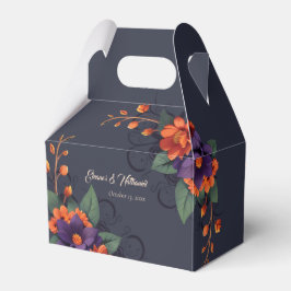 Elegant gotisk 3D blomsterpresentlåda Presentaskar