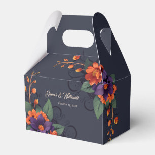 Elegant gotisk 3D blomsterpresentlåda Presentaskar