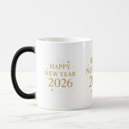 Elegant Gott Nytt År 2026 Kaffe Mugg