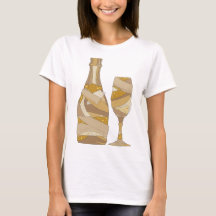 Elegant grå CHAMPAGNEFLASKA OCH GLAS