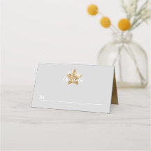 Elegant grå falskt guld stjärna God Jul