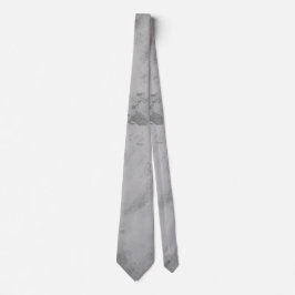 Elegant grå marmormönstrad slips