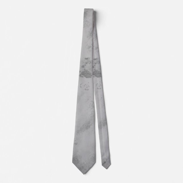 Elegant grå marmormönstrad slips  (Framsida)