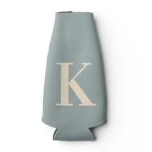 Elegant grå och vit monogram