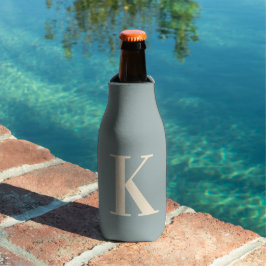 Elegant grå och vit monogram