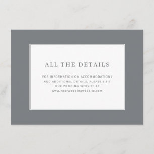 Elegant Grå Typografisk Tilläggskort