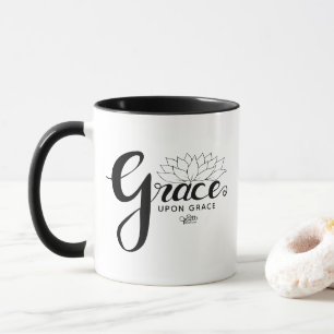 Elegant Grace Handletts skript Blommans kristna Mugg