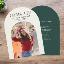 Elegant Grad Photo 2025 College Graduation Party