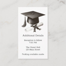 Elegant Graduation Enclosure Card Tilläggskort