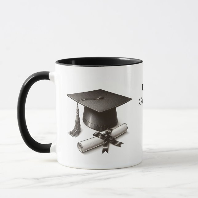 Elegant Graduation Mug Mugg (Vänster)