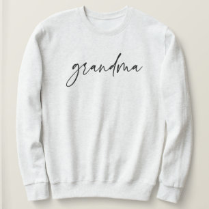 Elegant Grandma Script Typography Grandma Gifts T Shirt