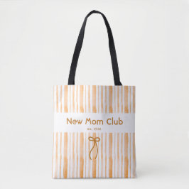 Elegant Grandmillennial Aprikosrand Ny Mamma Tygkasse