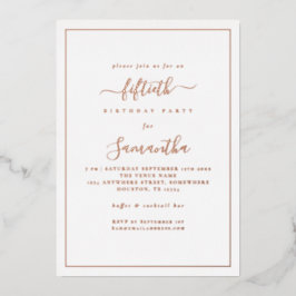 Elegant Gräns 50:e Födelsedagsfestens lyx