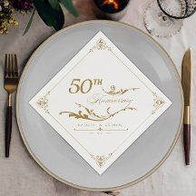 Elegant Gräns Golden-årsdagen Kumpel Namn