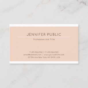 Elegant Graphic Design Minimal Plain Luxury Trendi Visitkort