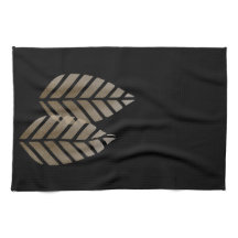 Elegant Gräs Cones koppar Platinum Mönster