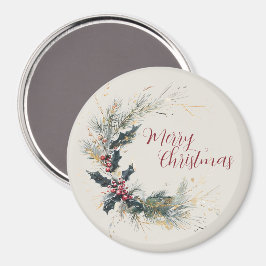 Elegant Gräs och brinnande andedräkt med Guld acce Magnet