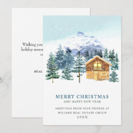 Elegant Gräs Träd, julbolag Hälsning Julkort