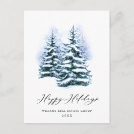 Elegant Gräs Träd, julbolag Hälsning Vykort