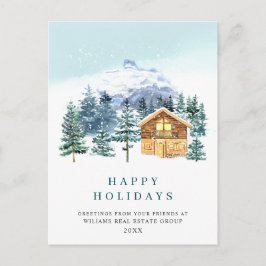 Elegant Gräs Träd, julbolag Hälsning Vykort