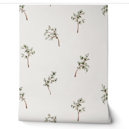 Elegant Gräs Träd Tapet