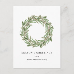 Elegant Gräs Wandemin Enkel korporerad jul Helg Vykort